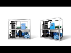 22 মিমি টিউব সিই ব্যাসার্ধ আইস টিউব মেকার মেশিন 380v / 50hz / 3p ভোল্টেজ সহ