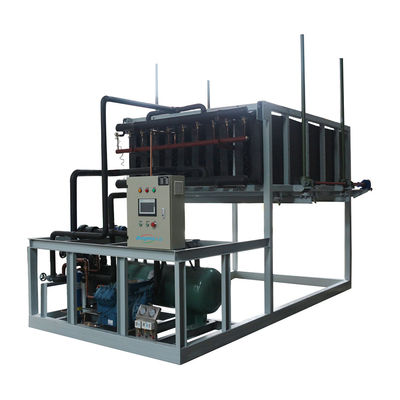 কেনা ছোট ডাইরেক্ট কুলিং ব্লক আইস মেশিন 5t 380V এয়ার ওয়াটার কুলিং online manufacture