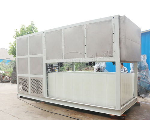 5000KG 5T ডাইরেক্ট কুলিং ব্লক আইস মেশিন CE 1800W