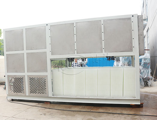 R22 R404A ডাইরেক্ট কুলিং ব্লক আইস মেশিন ফ্রেশ ওয়াটার 10 টন ইন্ডাস্ট্রিয়াল