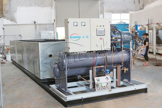 CE 15 টন ইন্ডাস্ট্রিয়াল ব্লক আইস মেকার মেশিন 70.5KW 380V