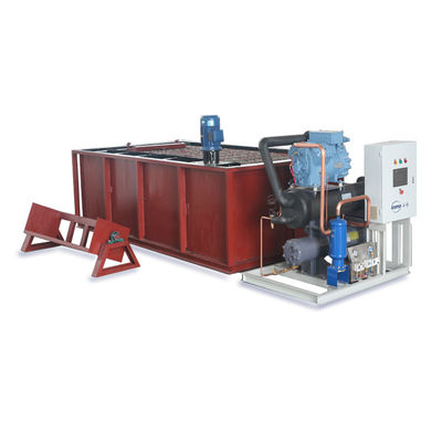 3T 5T ​​10T ব্রাইন রেফ্রিজারেশন ব্লক আইস মেশিন 12.37kw