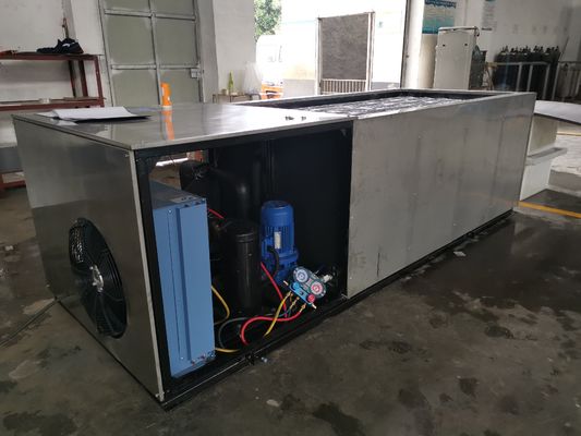 ইন্ডাস্ট্রিয়াল 2T/24H ব্রাইন রেফ্রিজারেশন ব্লক আইস মেশিন সল্ট ওয়াটার আইস ফ্যাক্টরি/কোল্ড স্টোরেজ/কুলিং/ফ্রেশের জন্য