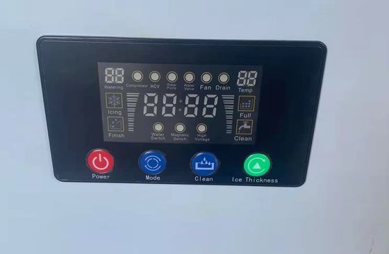 36kg/24H ছোট বাণিজ্যিক স্বয়ংক্রিয় আইস কিউব মেকার মেশিন