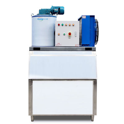 2T ফ্রেশওয়াটার ফ্লেক আইস মেশিন 380V/220V আইস স্টোরেজ সহ