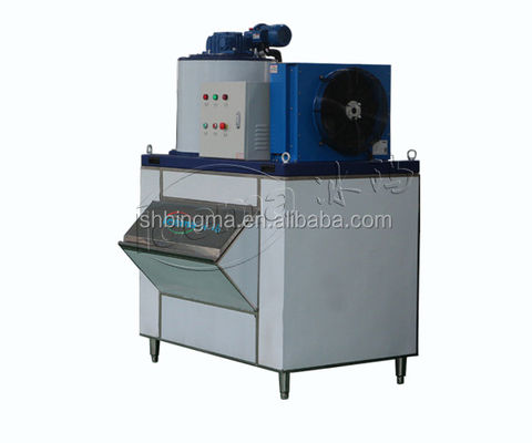 1 টন স্বাদু পানির ফ্লেক আইস মেশিন বাণিজ্যিক 380V 220V