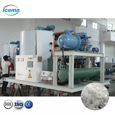 ভালো দাম 300KG-40T ইন্ডাস্ট্রিয়াল ফ্লেক আইস মেশিন ফ্রেশ সিফুড ফিশারির জন্য স্নো আইস ফ্লেক্স মেশিন অনলাইন