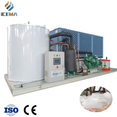 সম্পূর্ণ স্বয়ংক্রিয় 25T/H ফ্রেশওয়াটার ফ্লেক আইস মেশিন 380V