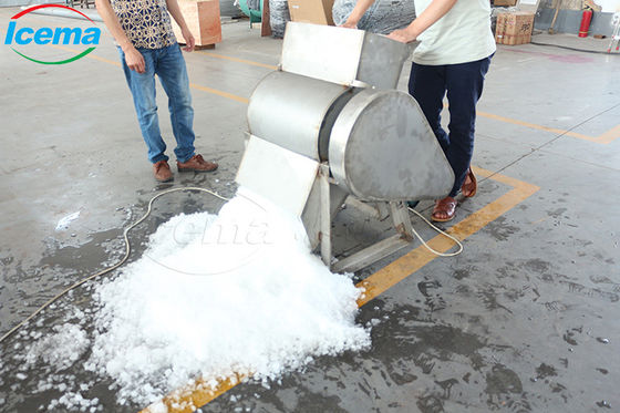 বৈদ্যুতিক ম্যানুয়াল শিল্প বরফ পেষণকারী 4kw 200kg/মিনিট