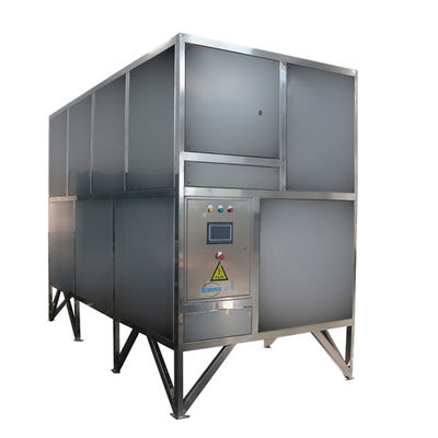 220V/50Hz পাওয়ার সাপ্লাই মাইক্রো কম্পিউটার কন্ট্রোল সিস্টেমের সাথে ইন্ডাস্ট্রিয়াল আইস কিউব মেকার 2100x1460x2100mm