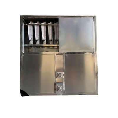 220V/50Hz পাওয়ার সাপ্লাই মাইক্রো কম্পিউটার কন্ট্রোল সিস্টেমের সাথে ইন্ডাস্ট্রিয়াল আইস কিউব মেকার 2100x1460x2100mm