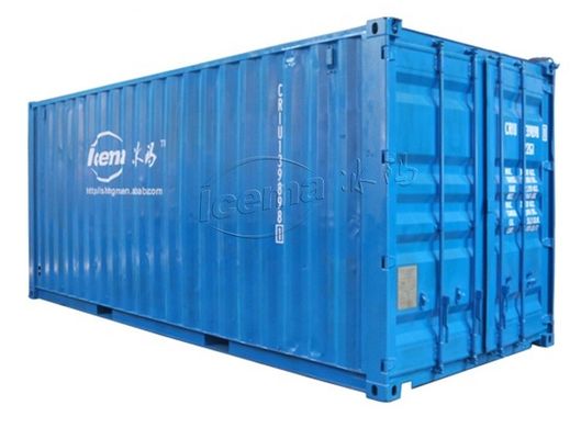 RefComp কম্প্রেসার 31.25KW 8T কনটেইনার ব্লক আইস মেশিন বন্দর এবং কয়ে জন্য অপসারণযোগ্য