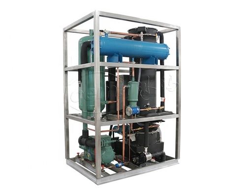আরব মধ্যপ্রাচ্যের জন্য বড় আইস উত্পাদন 40KW সিলিন্ডারিক টিউব আইস মেশিন টিভি 50
