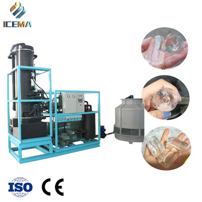 কেনা ICEMA 25T/24H Industrial Tube Ice Machine with 21mm/24mm/28mm/34mm Tube Ice and -8 ℃ Temperature for High Efficiency Cooling online manufacture