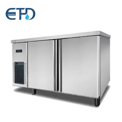 কিনতে স্টেইনলেস স্টীল ডাবল ডোর শীর্ষ ফ্রিজার রেফ্রিজারেশন 150 পাউন্ড উল্লম্ব ফ্রিজার ফ্রিজার অনলাইনে উৎপাদন