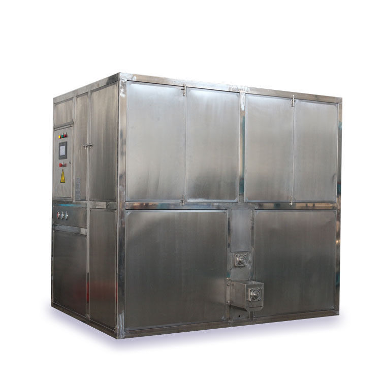 শক্তি সঞ্চয় ICEMA 1T-10T খাদ্য ও পানীয় শিল্পের জন্য শিল্পীয় ঘনক্ষেত্র বরফ মেশিন