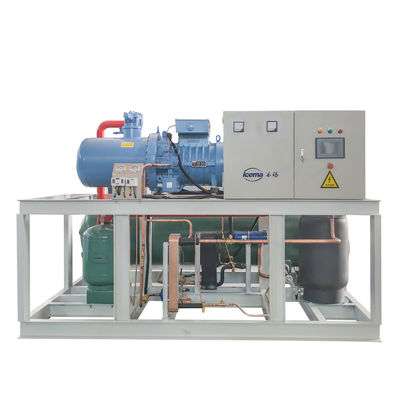 10T ব্রাইন রেফ্রিজারেশন ব্লক আইস মেশিন 380V 3P