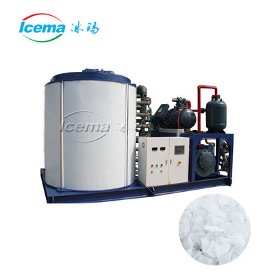 5 টন কমার্শিয়াল সিওয়াটার ফ্লেক আইস মেশিন 20.5KW