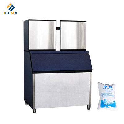 ভালো দাম 220-240V R404a / R507a বাণিজ্যিক আইস কিউব মেশিন সহজ রক্ষণাবেক্ষণ অনলাইন